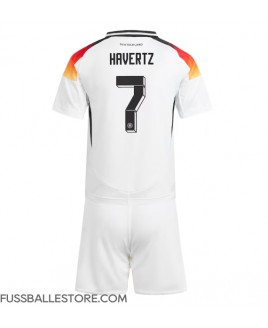 Günstige Deutschland Kai Havertz #7 Heimtrikotsatz Kinder EM 2024 Kurzarm (+ Kurze Hosen)
